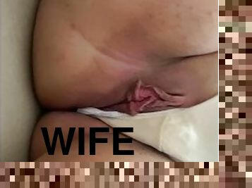 RED SHAVED PUSSY WIFE