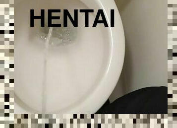 Hentai just takes a Light-colored piss