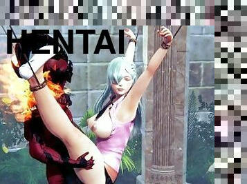 isot-tissit, anaali, bdsm, anime, hentai, rinnat, fetissi, sidonta, kovaa