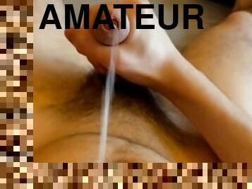 Uncut cock jerkoff cum compilation - 20 big cumshots