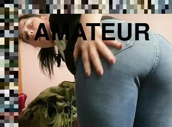 amateur, anal, recopilación, regordeta, esclava, fantasía, fetichista, a-solas, vaqueros