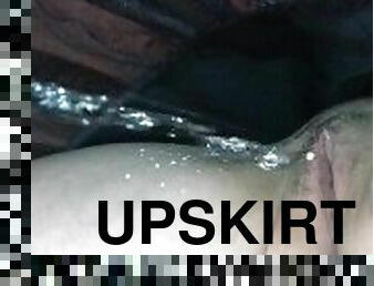 UPSKIRT PEE DESPERATION I HAVE TO PEE BATHROOM