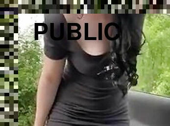 public, fellation, black, voiture, fétiche, fumer