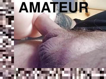 Cumming inside toy hard