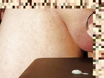 masturbation, amateur, ejaculation-sur-le-corps, énorme-bite, gay, allemand, branlette, secousses, ejaculation, européenne