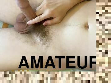 amateur, gay, européenne, euro, belle, fétiche, solo, boules, blanc, minet