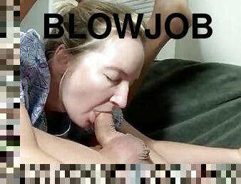 Nurse gives Full Nelson wrestling blowjob with swallow, I didn’t stand a chance