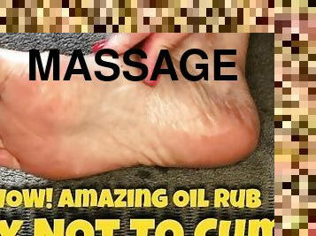 OIL ON FEET - SEXY FOOT FETISH RUB - Dianas_feet