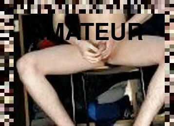 amateur, ejaculation-sur-le-corps, gay, branlette, ejaculation, fétiche, solo, musclé, minet