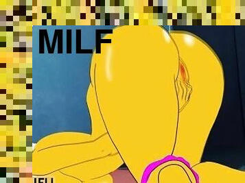 MARGE SIMPSON 2D Cartoon MILF Real MASTURBATE Big ANIMATION Ass Cosplay SIMPSONS XXX SEX PORN HENTAI