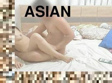 romantic sex in the bed with asian girl with big tits 2/3 ??? ????????????????????????? Asian teen