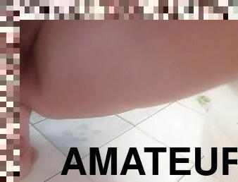 Bathroom Fun - Anal Dildo And Masturbation