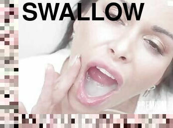 PremiumBukkake - Jessy Jey swallows 108 huge mouthful cumshots