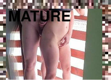 masturbation, public, chatte-pussy, femme, amateur, mature, maison, branlette, ejaculation, serrée