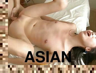 Asian teen with small tits your favorite cock riding