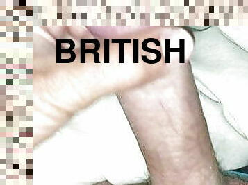masturbación, polla-enorme, gay, paja, británico