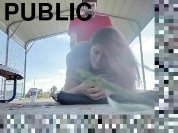 Watch me get fucked at a park