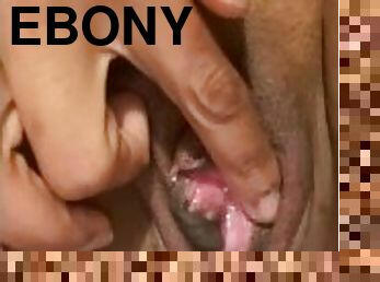 Ebony Pussy Play