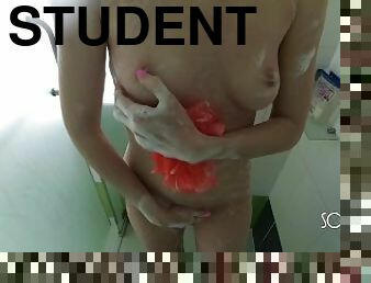bad, masturbation, publik, fitta-pussy, student, dusch