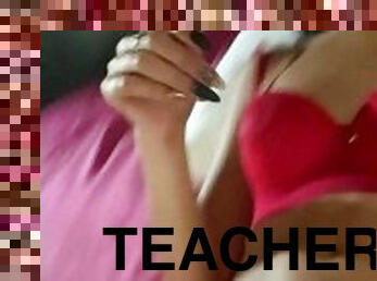 The teacher tells me that if the grades are low, I can raise them by penetrating her