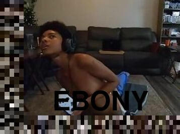 Ebony Teen Slut riding Daddy's face while playing COD (Part 1)