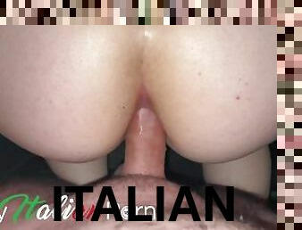 offentlig, amatør, anal, tenåring, pov, italiensk, brunette