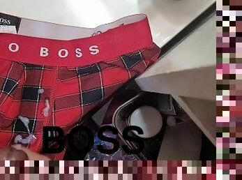 PINOY JAKOL SA MAY HUGO BOSS BOXER BRIEF