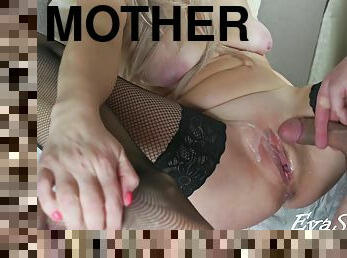 gros-nichons, amateur, ejaculation-sur-le-corps, milf, couple, bas, blonde, mère, vagin, humide