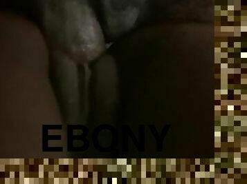 Ebony Female gets Endless Shrimp