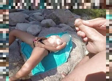 masturbarsi, nudisti, allaperto, pubblici, amatoriali, videocamera, spiaggia, voyeur, masturazione-con-dita, masturbazione