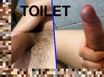 poilue, maigre, amateur, énorme-bite, gay, branlette, européenne, euro, toilette, solo