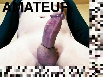 énorme, amateur, ejaculation-sur-le-corps, énorme-bite, gay, branlette, ejaculation, solo, boules, bite