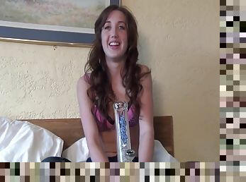 Pretty Model Getting Stoned And Naked For Hotel Casting Video