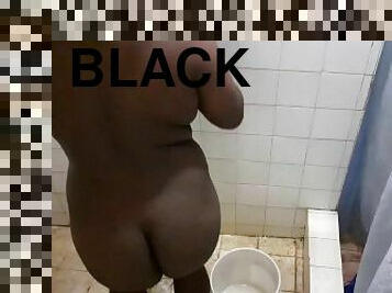 baignade, amateur, ébène, gay, black, joufflue, fantaisie, douche, solo