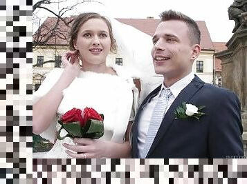 HUNT4K Attractive Czech bride spends first night with rich stranger