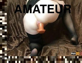 énorme, masturbation, amateur, anal, jouet, hardcore, gode, fétiche