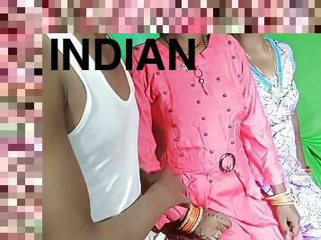 Indian Threesome Desi Indian Mami Aur Mausi Ki Chudai