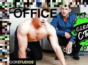 Roman Todd Fucked In The Office By Muscle Hunk Janitor - NextDoorStudios