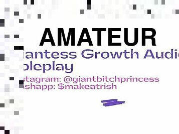 (AUDIO ONLY!) Giantess Growth Erotic Audio ASMR Roleplay