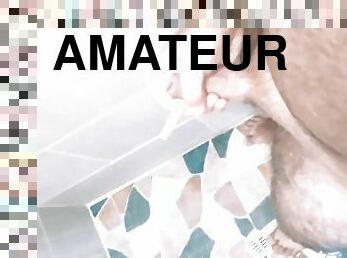 baignade, masturbation, pisser, amateur, ejaculation-sur-le-corps, gay, ejaculation, fétiche, douche, solo