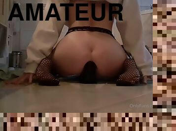 masturbation, amateur, anal, jouet, lingerie, webcam, solo