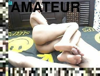 I Remember She has Magical feet / Great Footjob - hunter Asia