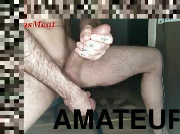 OMG huge 10 inch dick texas meat jerk and cum.