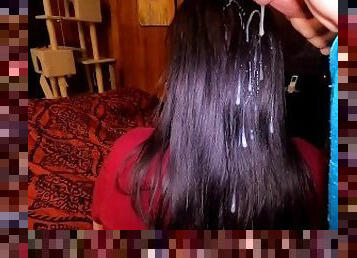 Step Sis Gets Huge Cum Load In Her Hair