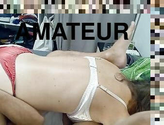 chatte-pussy, amateur, anal, fellation, maison, française, couple, bas, culotte, pute