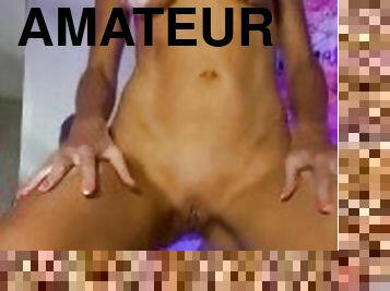 masturbation, chatte-pussy, amateur, milf, doigtage, horny, percé, gode, assez, humide