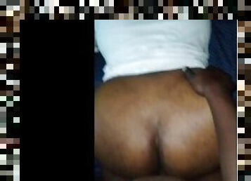 Ebony BBW backshot ( I think its time I get her pregnant I bus a nut in that pussy)