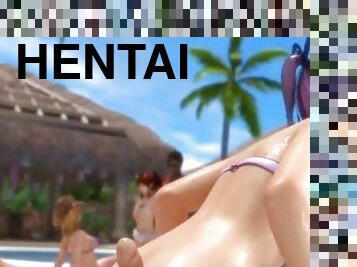 ?MMD R-18 SEX DANCE?SWEET BIG ASS ON THE BEACH HARD SEX ???? [MMD]