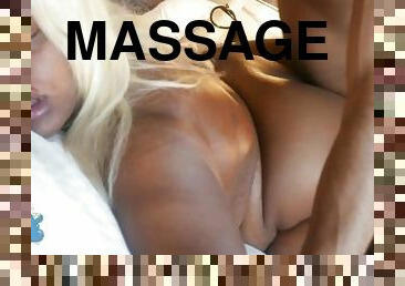 BBW JuciyTee gets a Massage