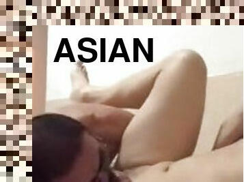 asiatisk, far, amatør, bøsse, gruppesex-groupsex, småfed, farmand, bjørn